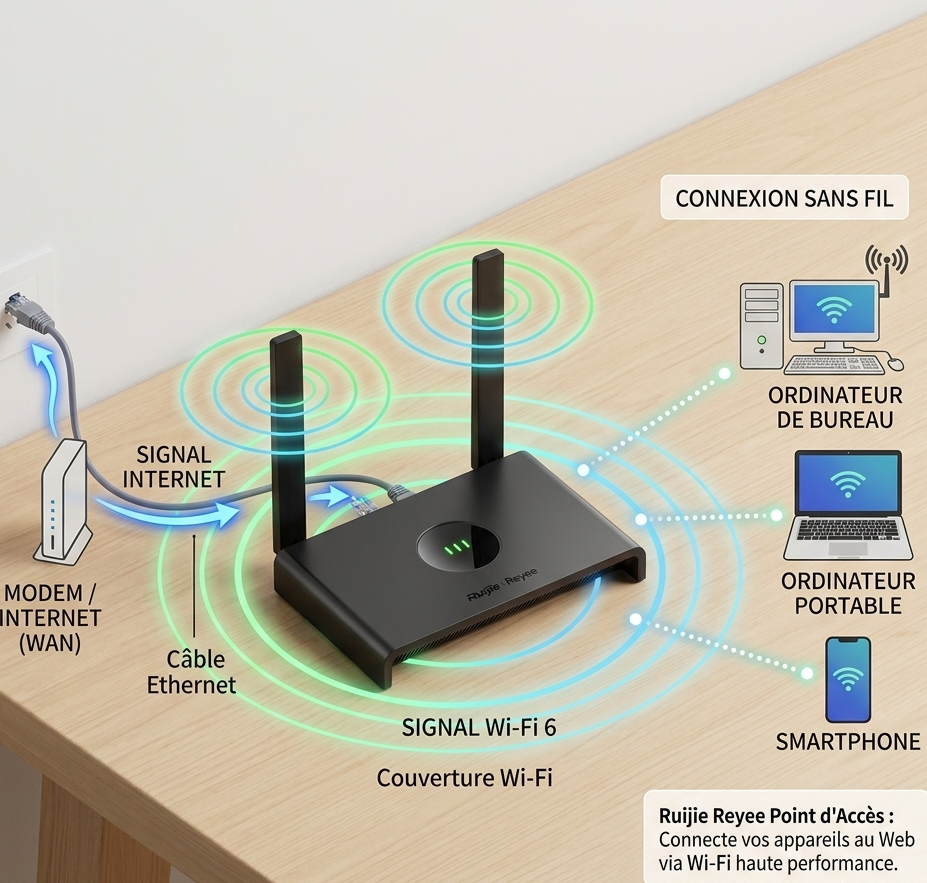 Routeur WiFi Ruijie Reyee RG-EW300N 300Mbps – Image 6