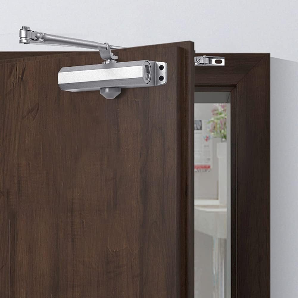 Ferme-Porte Automatique DC-02 – 45 à 65 kg | Réglable à Ressort pour Portes Résidentielles et Commerciales – Image 2