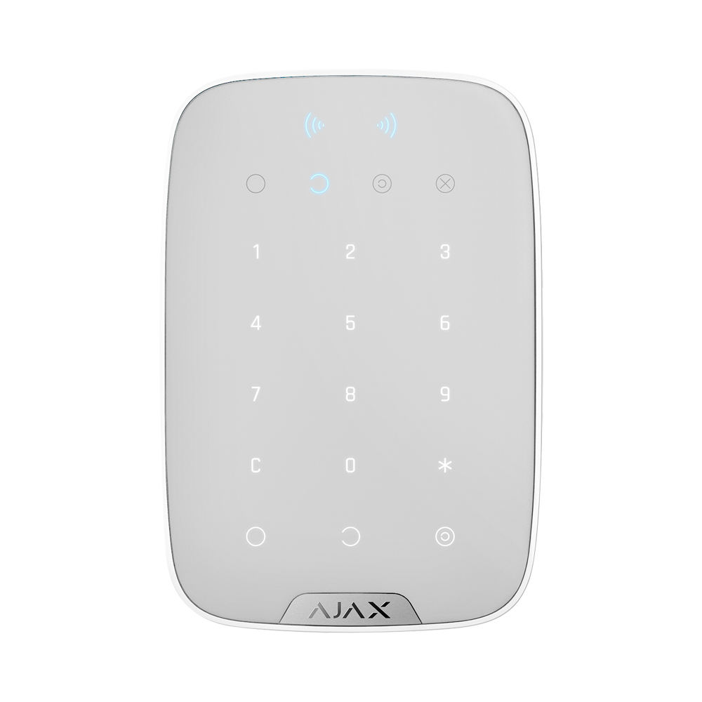 Clavier Tactile Ajax KeyPad-W – Sans Fil | Contrôle Sécurisé du Système d’Alarme Ajax