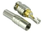 Fiche BNC à Vis pour Câble Coaxial Vidéosurveillance